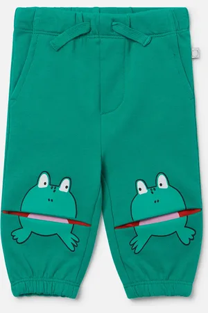 Stella McCartney Pantalon de jogging graphique avec grenouille
