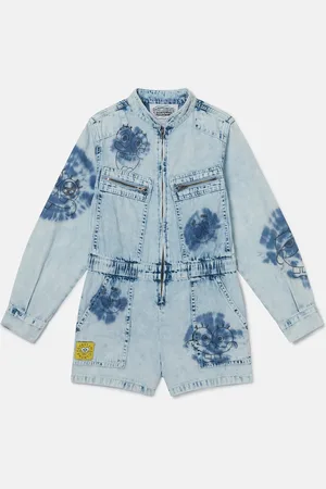 Stella McCartney Robe graphique en denim Bob l eponge