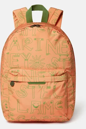 Stella McCartney Sac a dos avec inscription imprimee
