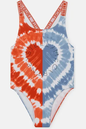Stella McCartney Maillot de bain graphique tie and dye avec coeur