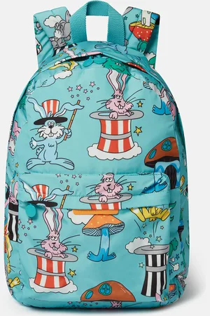 Stella McCartney Sac a dos avec imprime lapin de magicien