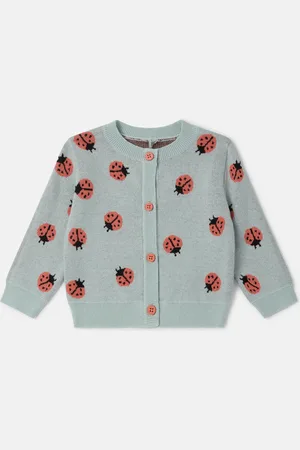Stella McCartney Cardigan a col ras du cou en maille Coccinelle