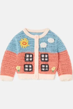Stella McCartney Cardigan en maille avec applique ferme, Femme