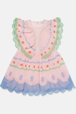 Stella McCartney Robe ailee a manches longues papillon