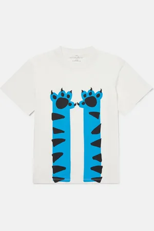 Stella McCartney T shirt graphique avec chat