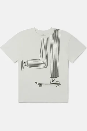 Stella McCartney T shirt graphique avec skateboard
