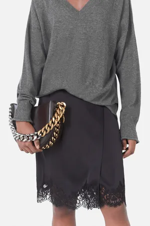 Stella McCartney Pull a col en V et manches longues, Femme