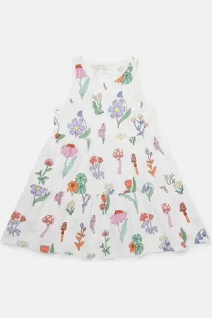 Stella McCartney Robe sans manches avec imprime foret