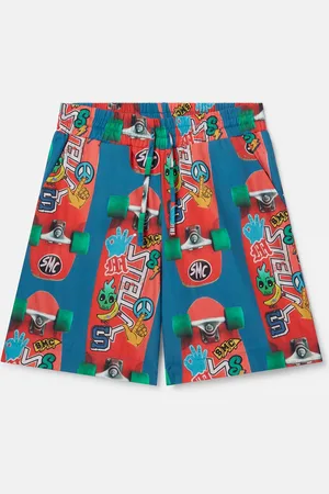 Stella McCartney Short avec imprime skateboard