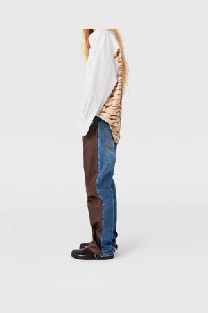 Stella McCartney T shirt a empiecement imprime tigre, Femme