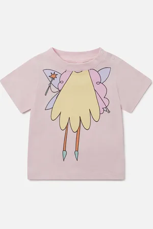 Stella McCartney T shirt graphique a col ras du cou avec fee