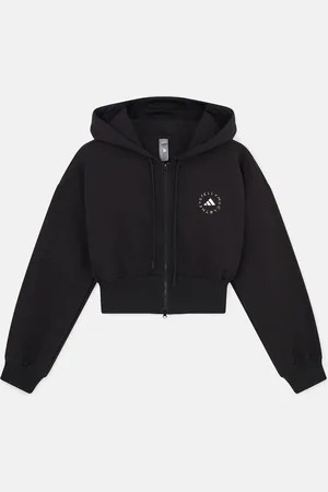 Stella McCartney Sweat à capuche de sport court TrueCasuals, Femme