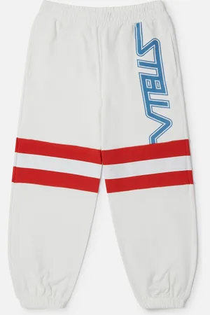 Stella McCartney Pantalon de jogging avec imprime logo universitaire