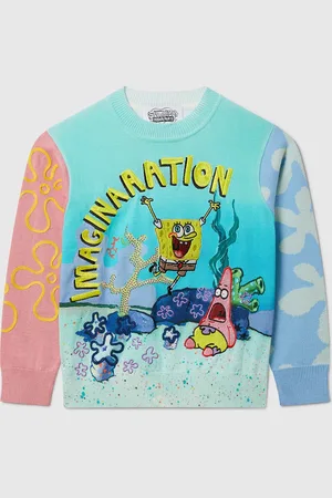 Stella McCartney Pull graphique a col ras du cou Bob l eponge