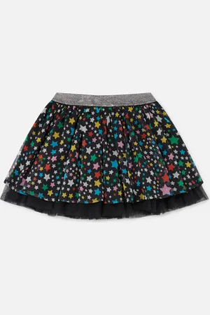 Stella McCartney Jupe en tulle avec motif etoiles, Femme