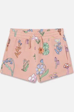 Stella McCartney Short a cordon de serrage avec imprime foret
