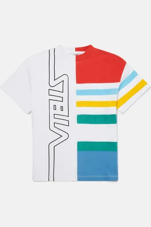 Stella McCartney T shirt universitaire graphique avec logo