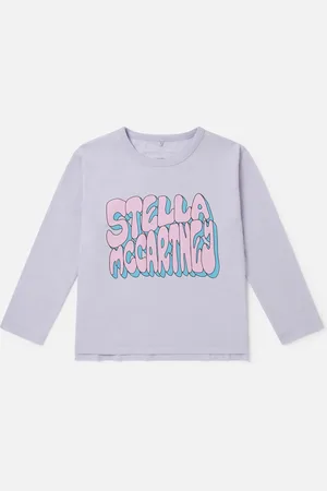 Stella McCartney T shirt graphique a manches longues Stella, Femme