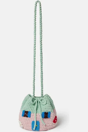 Stella McCartney Sac a bandouliere en crochet Maison champignon