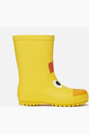 Stella McCartney Bottes de pluie graphiques avec poulet, Femme