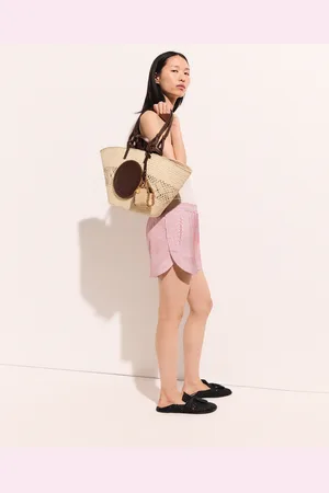 Stella McCartney Short raye elastique, Femme