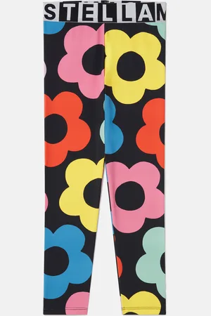 Stella McCartney Legging avec motif floral, Femme