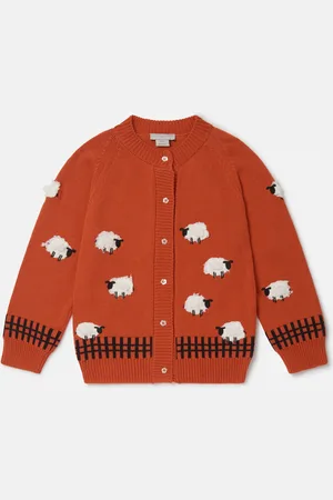 Stella McCartney Cardigan avec appliques mouton, Femme