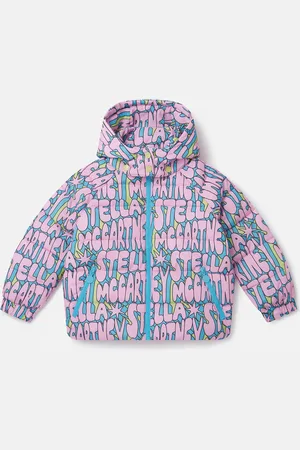 Stella McCartney Doudoune avec imprime Stella, Femme