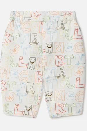 Stella McCartney Pantalon avec inscription imprimee
