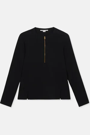 Stella McCartney Blouse avec fermeture zippée et ourlet fendu Arlesa, Femme