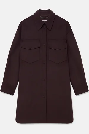 Stella McCartney Chemise double face a manches longues, Femme
