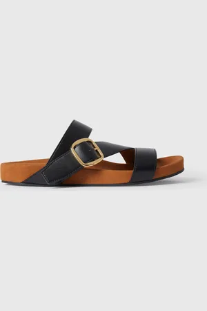 Stella McCartney Sandales a boucle ouvertes a l arriere Gaia, Femme