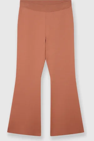 Stella McCartney Compact Knit Flared Trousers, Femme