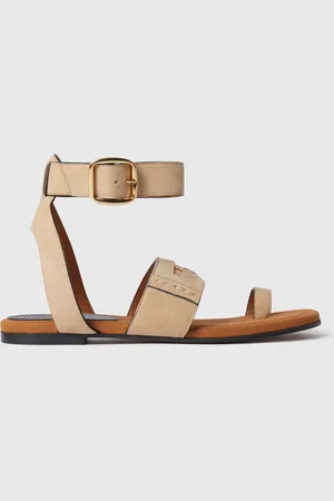 Stella McCartney Sandales avec bride cheville a boucle Gaia, Femme