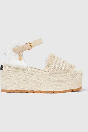 Stella McCartney Espadrilles a plateforme et talon compense Gaia, Femme
