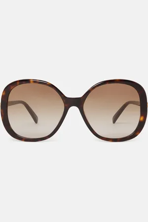 Stella McCartney Lunettes de soleil rondes oversize effet dégradé, Femme