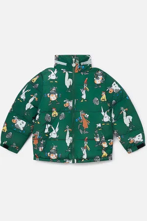Stella McCartney Doudoune avec imprime ferme, Femme
