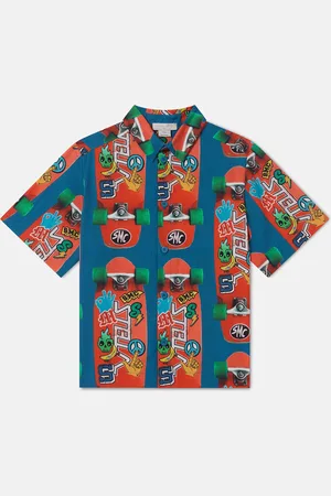 Stella McCartney Chemise a manches courtes avec imprime skateboard