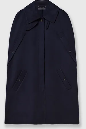 Stella McCartney Cape boutonnee a col montant, Femme