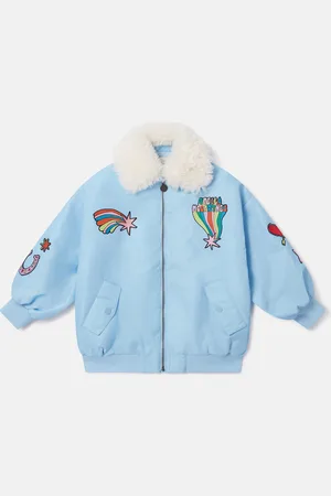 Stella McCartney Veste bomber graphique Stella, Femme