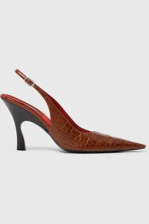 Stella McCartney Escarpins a bride arriere et bout pointu Elsa, Femme
