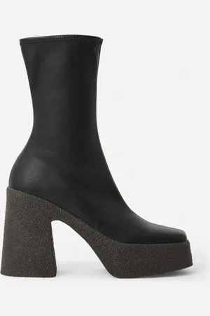 Stella McCartney Bottines à semelle et talon épais, Femme