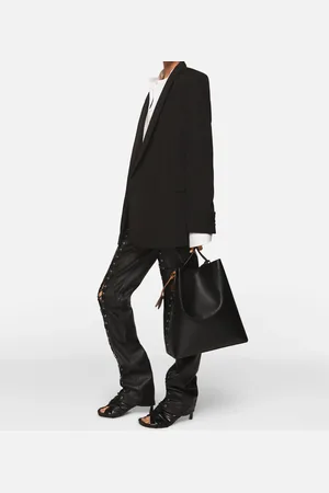 Stella McCartney Blazer en laine avec revers châle, Femme