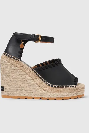 Stella McCartney Espadrilles a talons compenses Gaia, Femme