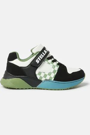 Stella McCartney Baskets a lacets avec ruban monogramme