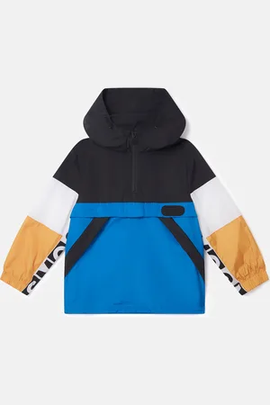 Stella McCartney Veste coupe vent avec bande logo, Femme