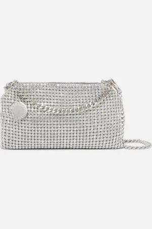 Stella McCartney Sac porte epaule en mesh a cristaux Falabella, Femme