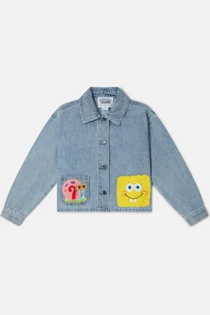 Stella McCartney Veste graphique en denim Bob l eponge