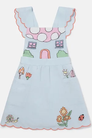 Stella McCartney Ensemble robe sans manches et jupe culotte Champignon