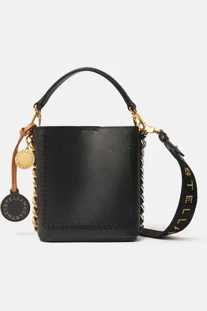 Stella McCartney Petit sac seau carré en MIRUM Frayme, Femme